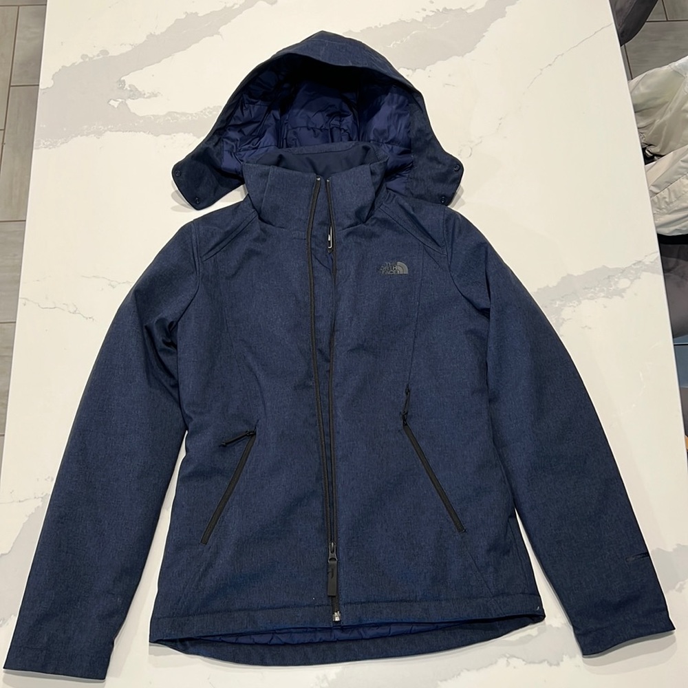 North Face Ski Jacket Navy Blue
